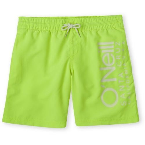 O'Neill ORIGINAL CALI SHORTS Chlapecké plavecké šortky, Reflexní neon, velikost 128