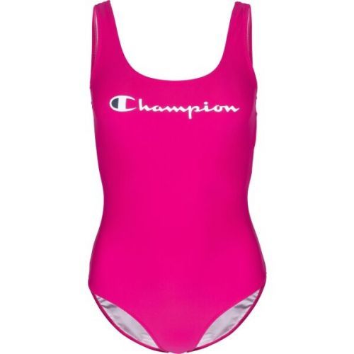 Champion SWIMMING SUIT Dámské jednodílné plavky, Růžová, velikost L