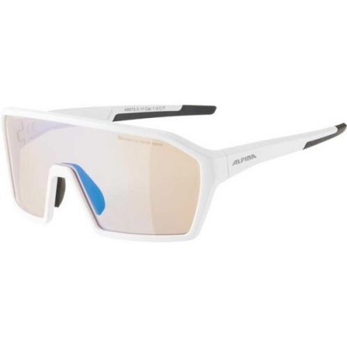 Alpina Sports RAM Q-LITE V Fotochromatické brýle, Bílá, velikost