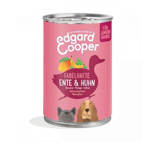 Edgard & Cooper Junior kachna a kuře 6 × 400 g