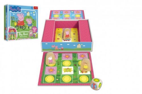 Big Race Prasátko Peppa/Peppa Pig společenská hra v krabici 25x25x5cm