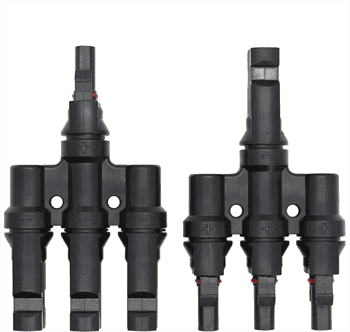 FVE MC4 Y rozbočovací konektory pro solární panely (pár), - 3 panely