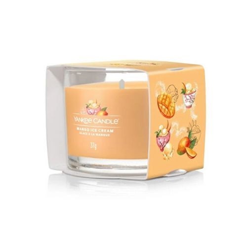 Yankee Candle Votivní svíčka ve skle Mango Ice Cream 37 g