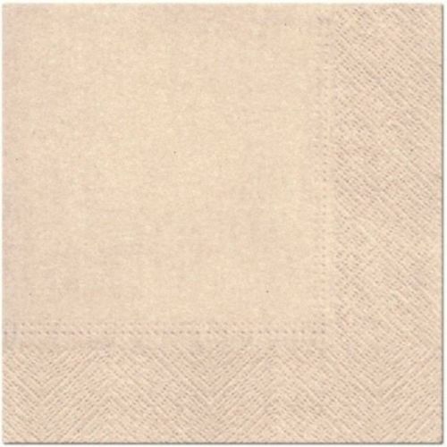 UBROUSKY papírové přírodní 33 x 33 cm 20 ks