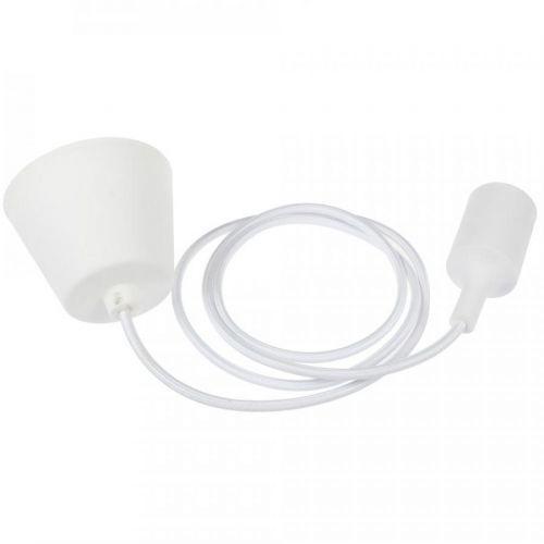 T-LED Závěsné svítidlo FOLE E27 bílá 108150