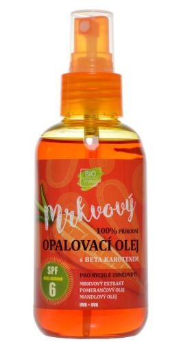 Vivaco 100% přírodní mrkvový opalovací olej SPF6 150 ml