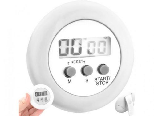 Digitální kuchyňská minutka - bílá