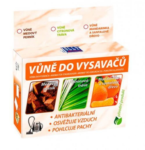 Jolly Vůně do vysavače Citronová tráva granulky 5 sáčků - Jolly