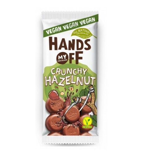 Lískooříšková čokoláda crunchy hazelnut - Hands off my chocolate100 g 0l