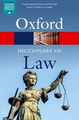 Dictionary of Law(Paperback / softback)