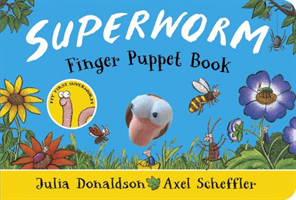 Superworm Finger Puppet Book - the wriggliest, squiggliest superhero ever! (Donaldson Julia)(Pevná vazba)