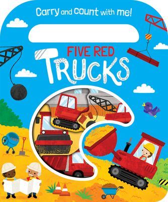Five Red Trucks (Button Katie)(Board book)