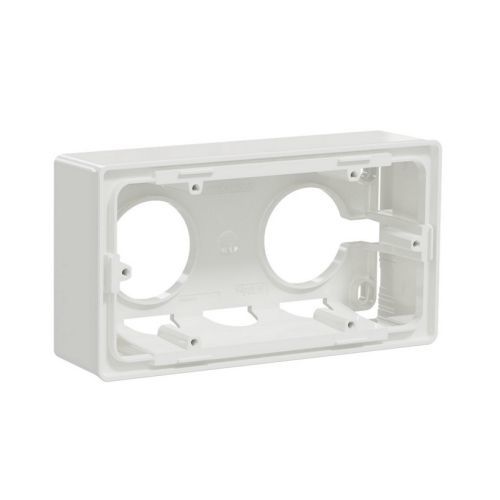 Schneider Electric Unica nástěnná krabice dvojnásobná bílá NU800418