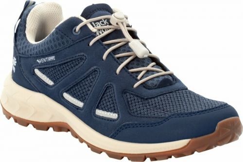 Jack Wolfskin Dámské outdoorové boty Woodland 2 Vent Low W Dark Blue/Beige 39,5