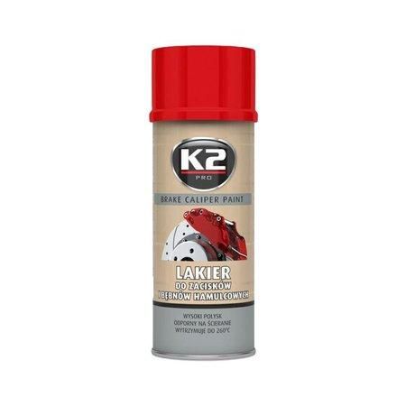 K2 BRAKE CALIPER PAINT 400 ml ČERVENÁ - barva na brzdové třmeny a bubny