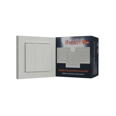 Heatit Z-Push Wall Controller White RAL 9003