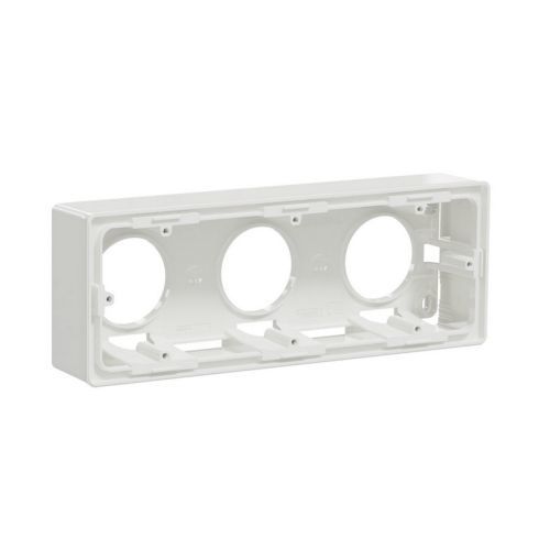 Schneider Electric Unica nástěnná krabice trojnásobná bílá NU800618