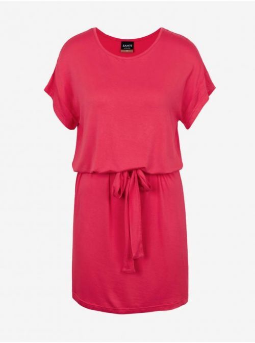 Tmavě růžové dámské šaty SAM 73 Alina