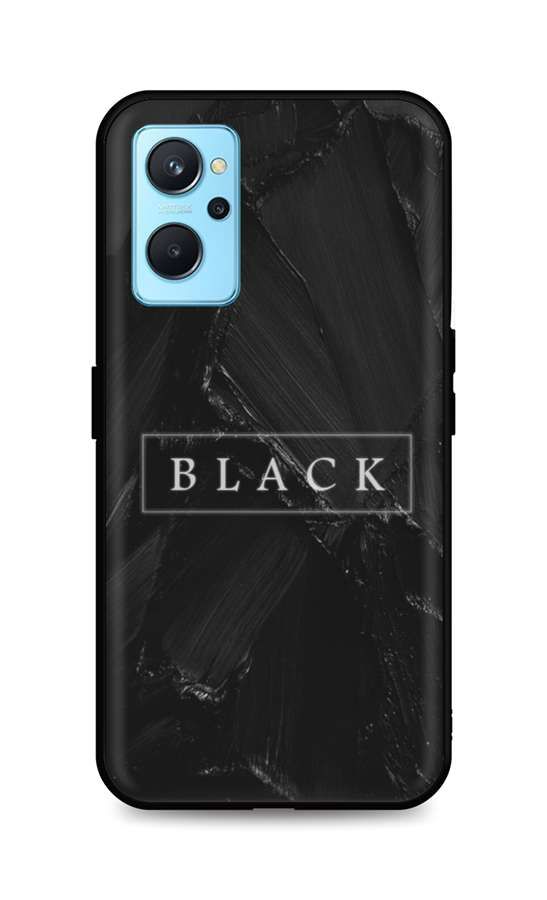 Kryt TopQ LUXURY Realme 9i pevný Black 71097