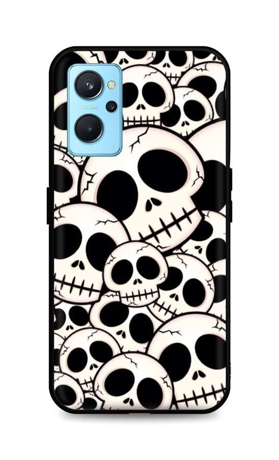 Kryt TopQ LUXURY Realme 9i pevný Skulls 71090