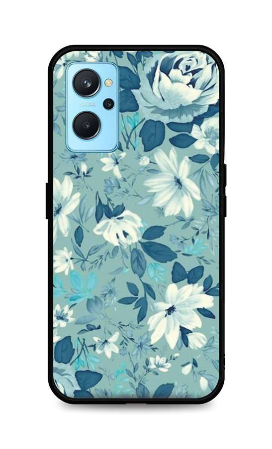 Kryt TopQ LUXURY Realme 9i pevný Retro Flowers 71086