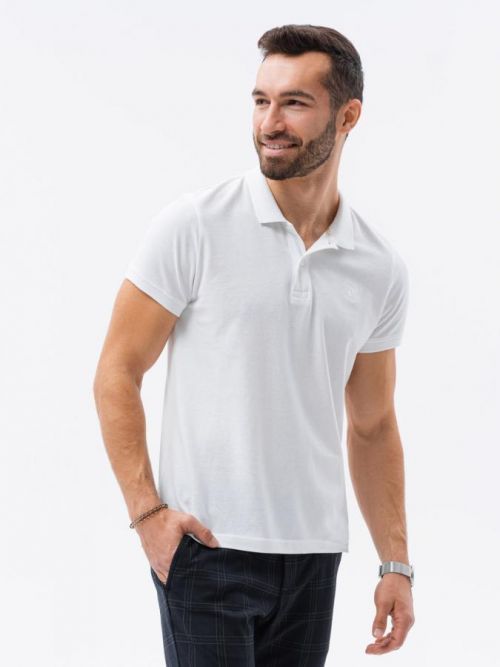 Ombre Clothing Pánské polo tričko balení tří kusů Aller bílá M Z28 V9