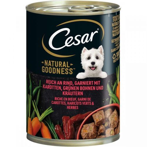 3 + 3 zdarma! 6 x 400 g Cesar Natural Goodness - kuřecí (6 x 400 g)