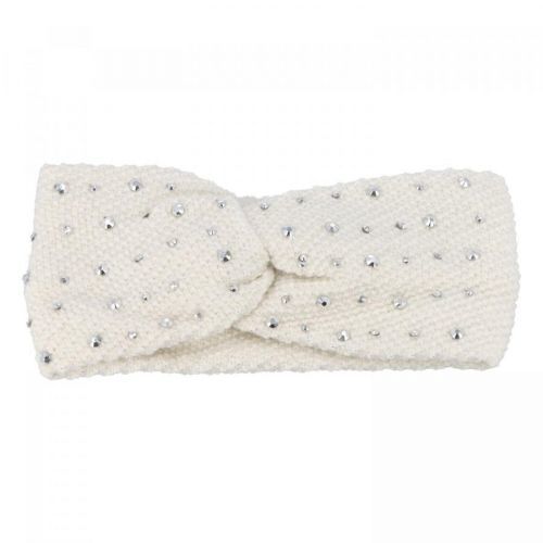 Romantická dámská čelenka Roseta, bílá