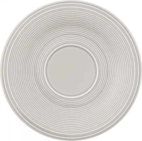 Bílo-šedý porcelánový podšálek Villeroy & Boch Like Color Loop, ø 15,5 cm