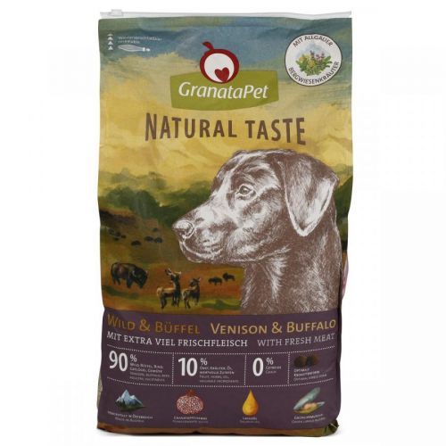 GranataPet Natural Taste se zvěřinou a buvolem 12 kg