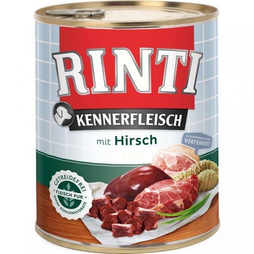 RINTI Kennerfleisch jelení maso 12 × 800 g
