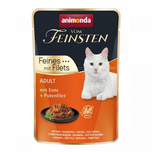 Animonda Vom Feinsten Adult Feine Filets kuřecí a krůtí filety 36 × 85 g