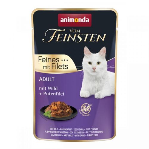 Animonda Vom Feinsten Adult Feine Filets zvěřina a krůtí filety 18 × 85 g