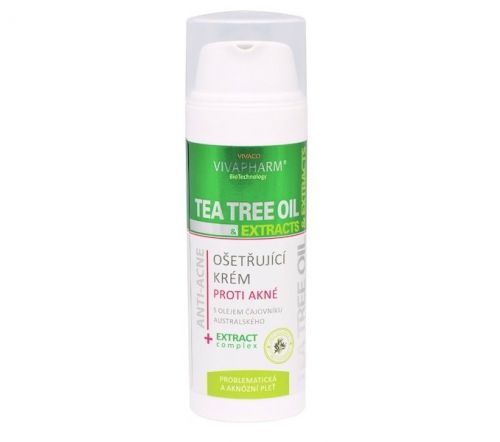 Vivaco Pleťový ošetřující krém s Tea Tree Oil 50 ml