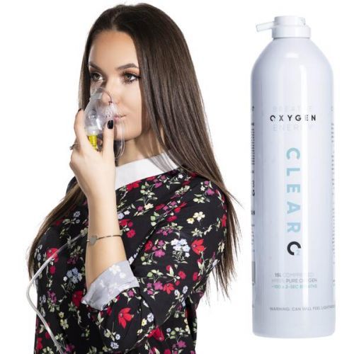 Kyslíková láhev s kyslíkovou maskou ClearO2 Oxygen, 15 l