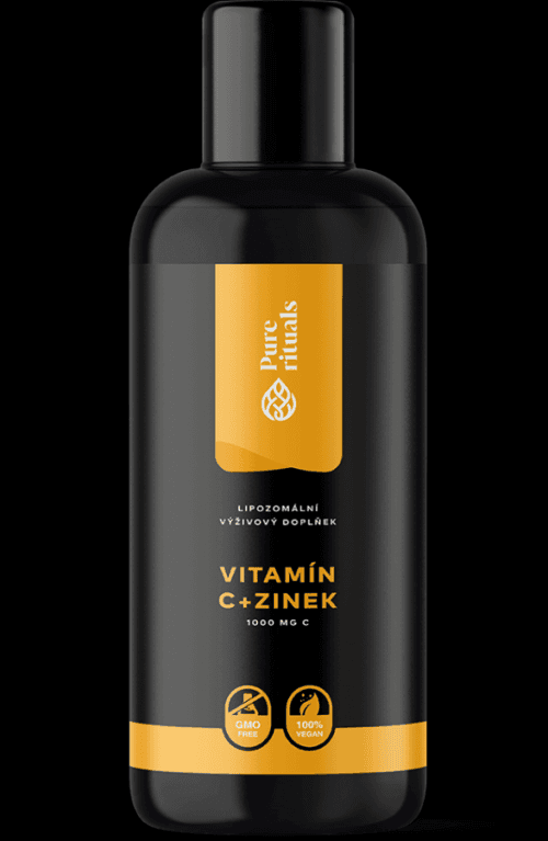 Pure rituals lipozomální Vitamín C+Zinek, 200 ml