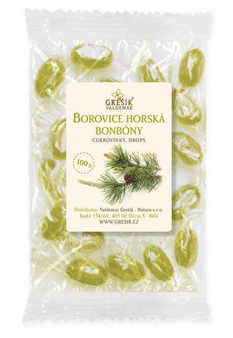 GREŠÍK Borovice horská bonbóny 100 g