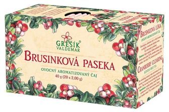 GREŠÍK Brusinková paseka 20 n.s. Ovocný čaj