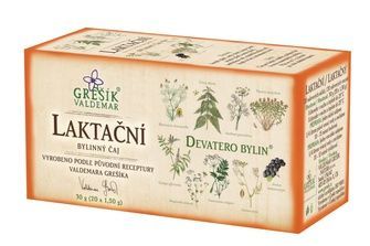 GREŠÍK Čaj Devatero bylin Laktační 20 n.s.