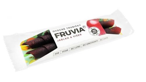 Fruvia ovocné trubičky - jablko & višeň 20 g