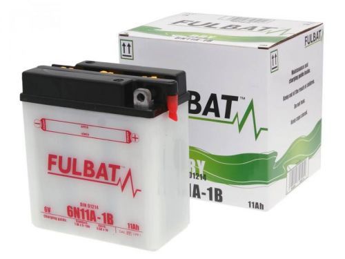 Baterie Fulbat 6V 6N11A-1B, včetně kyseliny FB550501