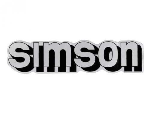 OEM Standard Samolepka nádrže stříbrná, Simson S51 42014
