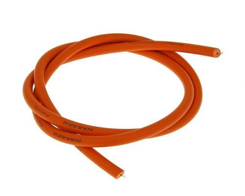 Kabel ke svíčce Naraku, oranžový, 1 m NK390.37