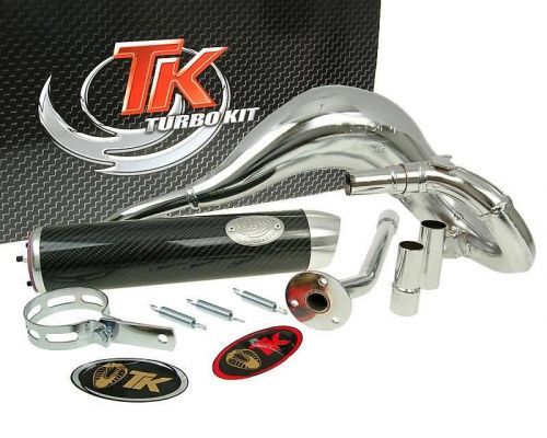 Výfuk Turbo Kit Bufanda RQ chrom, Beta RK6 (Minarelli AM6) H10513-Q