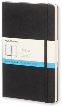 Moleskine zápisník tvrdý tečkovaný - černý L