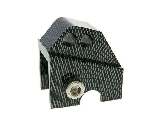 Vparts Podložka pod pružinu CNC 2 díry Carbon-Look, Piaggio VC21313