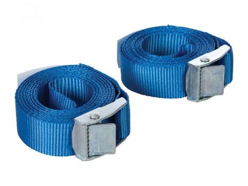 cam buckle tie-down straps Silverline 25mm x 2.5m - 2 pieces 35762