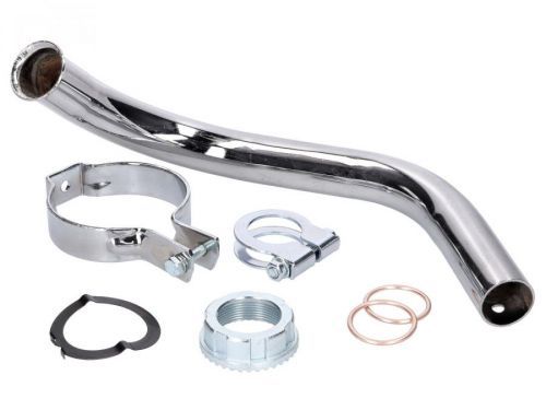 OEM Standard Sada kolena výfuku 28mm, chrom, Simson KR51/2 Schwalbe 42985