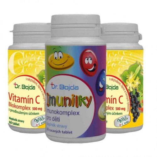 IMUNOPACK - 2x Vitamín C Biokomplex 500mg + Imunilky Dr. Bojda