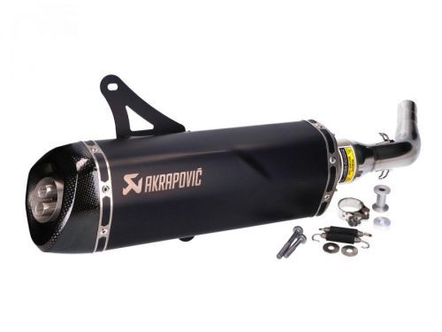 Výfuk Akrapovic Slip-On Line SS černý, Vespa GTS, GTV 125, 250, 300 E3, E4 S-VE3SO9-HRSSBL